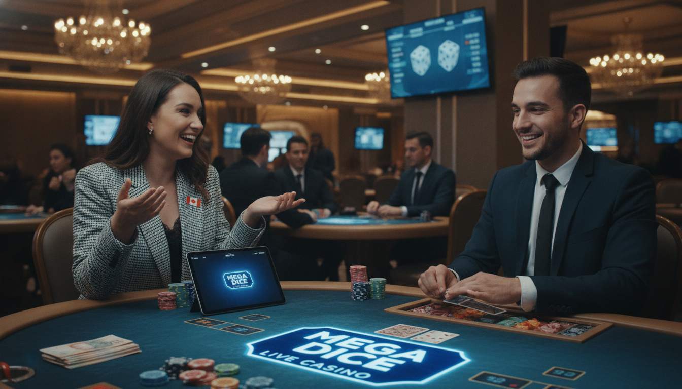 Live casino games at Mega Dice