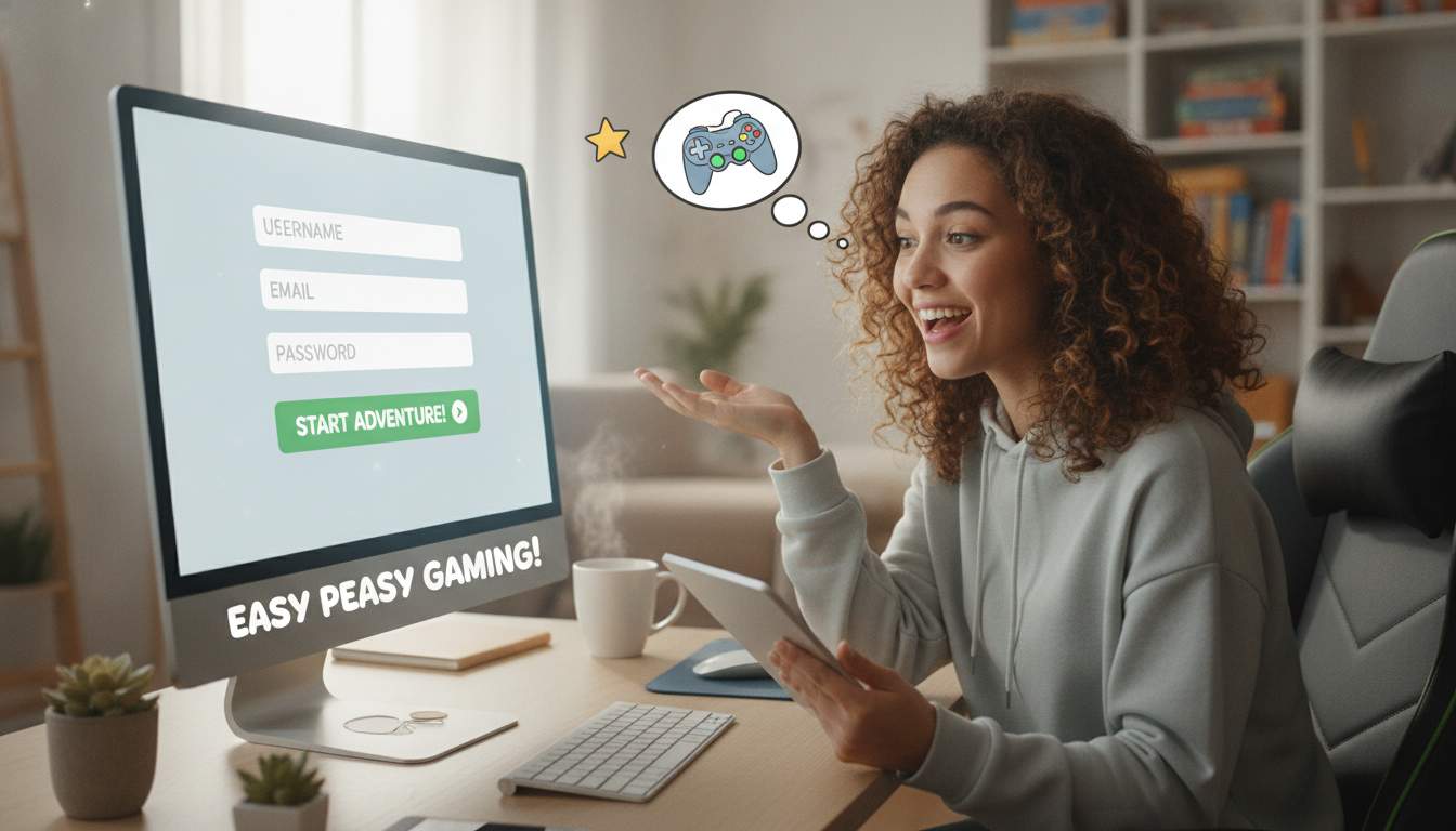 Creating an account at Mega Dice